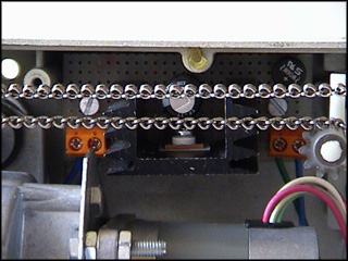 L'alimentation dans le projecteur